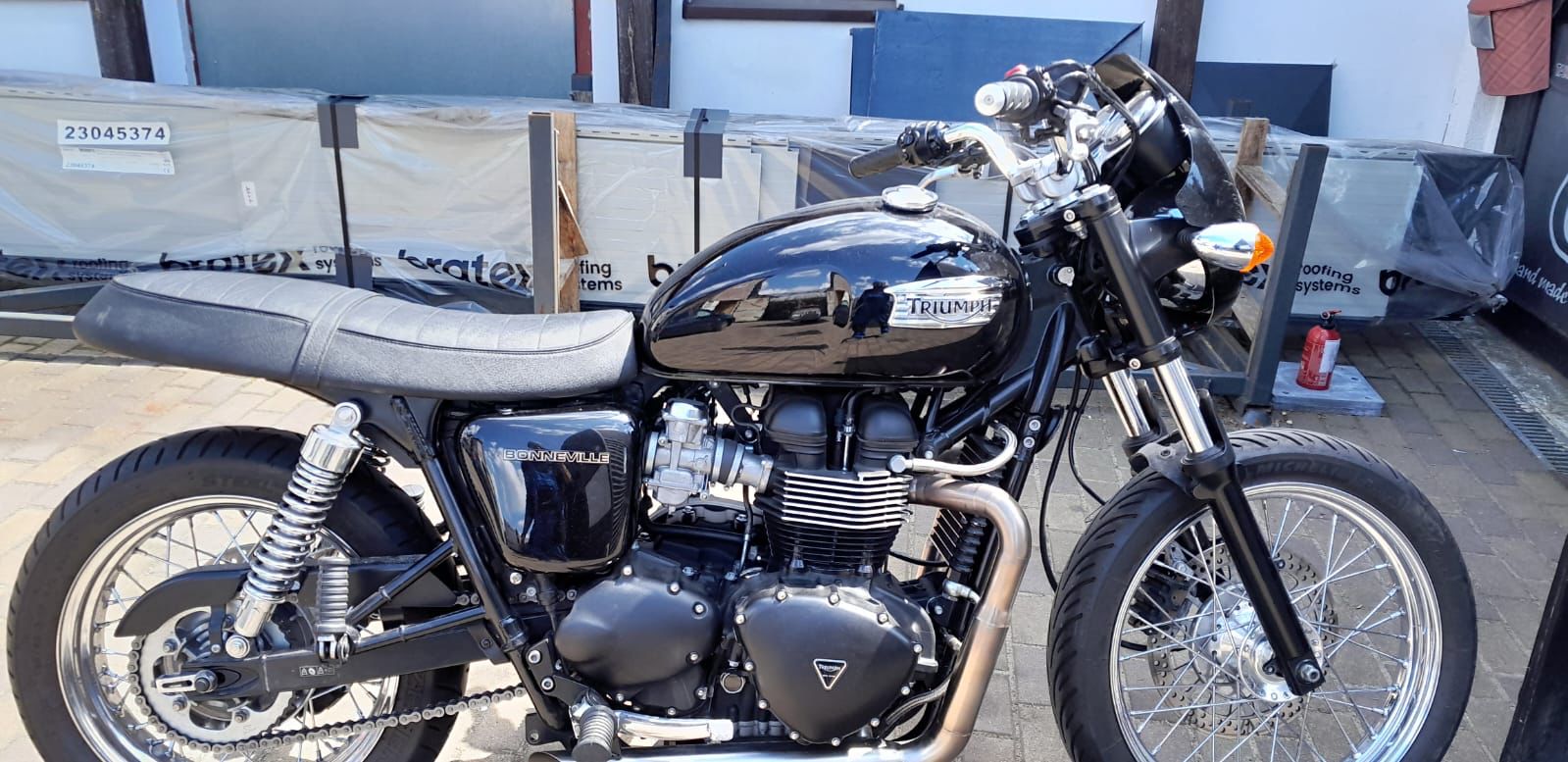 Triumph Bonneville po pracach warsztatu